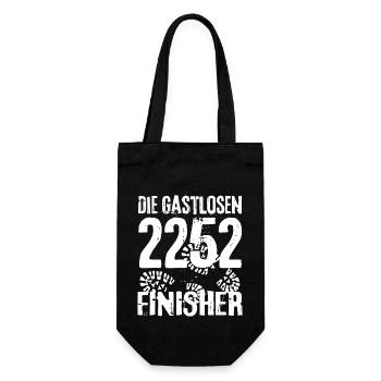 Die Gastlosen Sannenländer Dolomiten Bergsteigen - Geschenkbeutel für Flaschen - Schwarz - Vorne