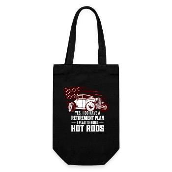 Yes, I Do Have A Retirement Plan I Plan To Build H - Gift Bag for Bottles - black - Front