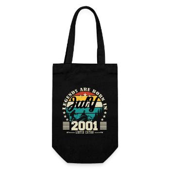 Juillet 2001. Cadeau d'anniversaire juillet 2001. - Sac à bouteille - noir - Devant