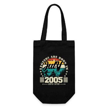 Juillet 2005. Cadeau d'anniversaire juillet 2005. - Sac à bouteille - noir - Devant