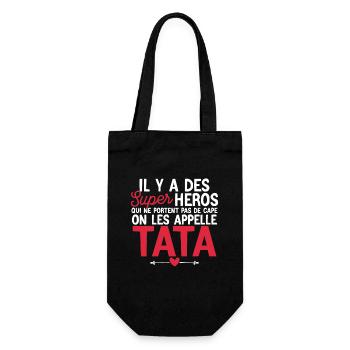 Héros Sans Cape : Les Tatas - Sac à bouteille - noir - Devant