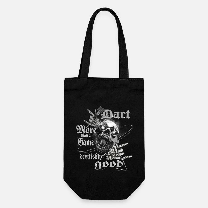 Dart design devilishly good, Dart devilishly good, - Gift Bag for Bottles - black
