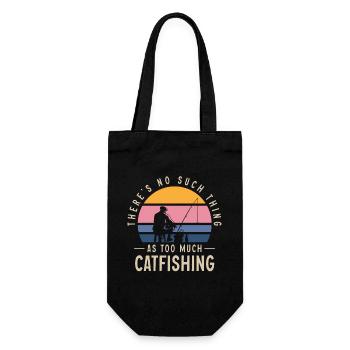 Pêche au poisson-chat Pêcheurs à la ligne - Sac à bouteille - noir - Devant
