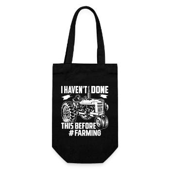 Je n’avais jamais fait cela avant de démarrer une ferme - Sac à bouteille - noir - Devant