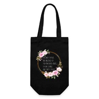 Comme une femme au foyer ninja - Sac à bouteille - noir - Devant
