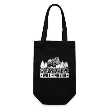 Schweinejagd-design Für Die Schweinejagd - Sac à bouteille - noir - Devant