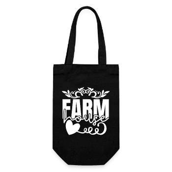 Maison de ferme 1 - - Sac à bouteille - noir - Devant