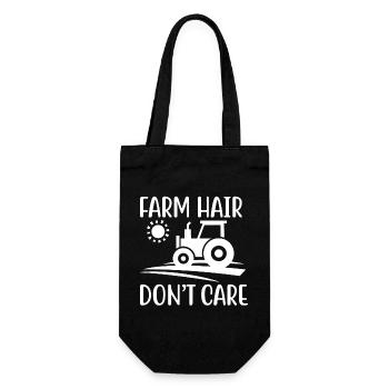 Farm Hair Don't Care 1 - - Gift Bag for Bottles - black - Front