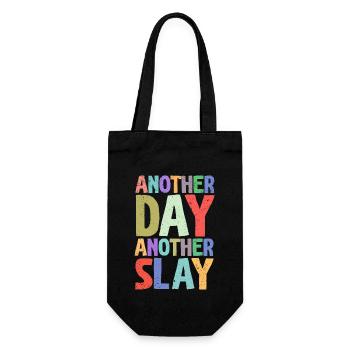 Another Day Another Slay Motivational - Gift Bag for Bottles - black - Front