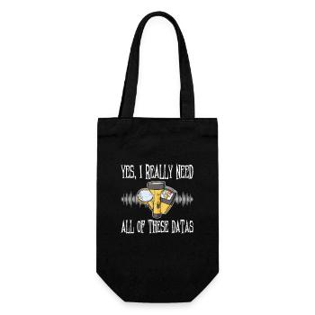 Paranormales Forscherdesign Für Paranormale - Gift Bag for Bottles - black - Front