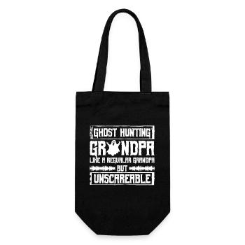 Geisterjagd-opa-design Für Paranormale Ermittler - Geschenkbeutel für Flaschen - Schwarz - Vorne