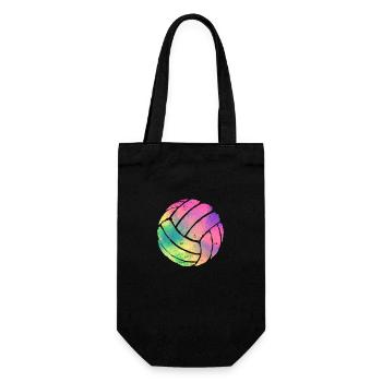 Aquarelle Volleyball Lover Fan Coach Team - Sac à bouteille - noir - Devant