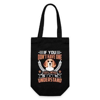If you don't have one you'll never understand - Geschenkbeutel für Flaschen - Schwarz - Vorne
