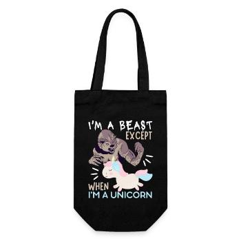Licorne Licorne, Monstre, Dicton Zombie - Sac à bouteille - noir - Devant