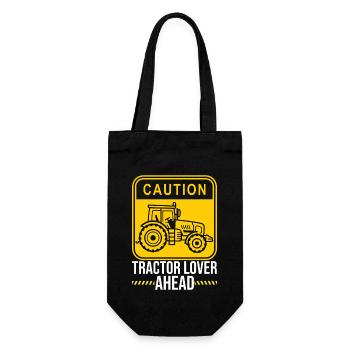 Amateur de tracteur en avant - Sac à bouteille - noir - Devant