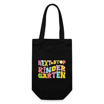 Next Stop Kindergarten Preschool Graduation Funny - Gift Bag for Bottles - black - Front