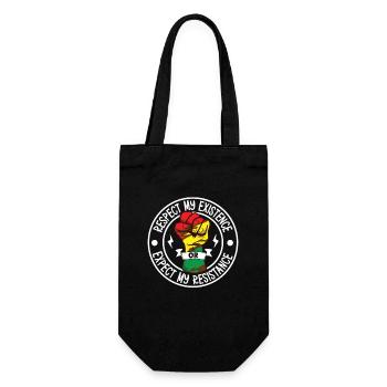 Afro Black Girl Pride Afro Girl Afrocentrique - Sac à bouteille - noir - Devant