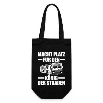 Bus Busfahrer - Geschenkbeutel für Flaschen - Schwarz - Vorne