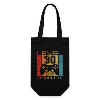 30 Birthday Gamer Niveau 30 Vintage complet - Sac à bouteille - noir - Devant