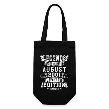 Anniversaire Août 2001 année Edition Limitée Rétro - Sac à bouteille - noir - Devant