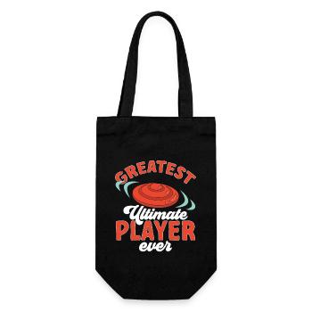 Disque de lancer de frisbee ultime - Sac à bouteille - noir - Devant
