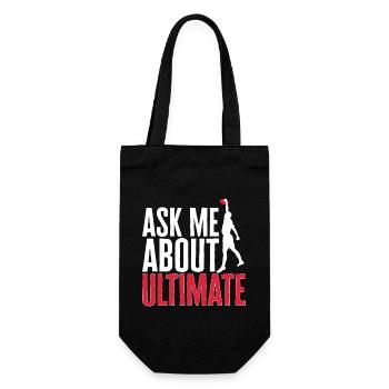 Disque de lancer de frisbee ultime - Sac à bouteille - noir - Devant