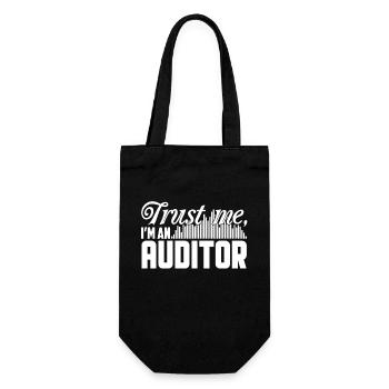 Auditor Trust Me I'm An Auditor - Gift Bag for Bottles - black - Front