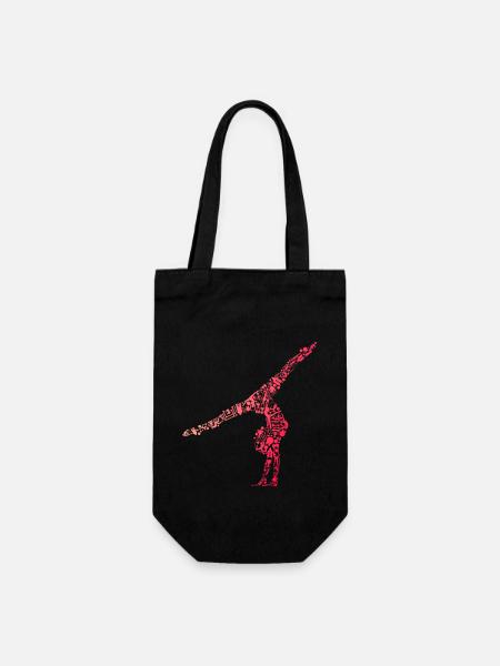 Gymnaste fille - Sac à bouteille - noir
