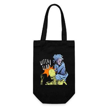Witch Slap - Halloween Fun - Geschenkbeutel für Flaschen - Schwarz - Vorne