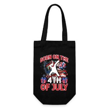 Né le 4 juillet - Sac à bouteille - noir - Devant