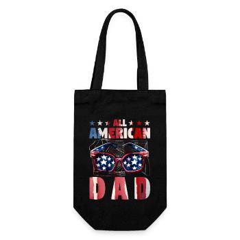 Tout papa américain - Sac à bouteille - noir - Devant