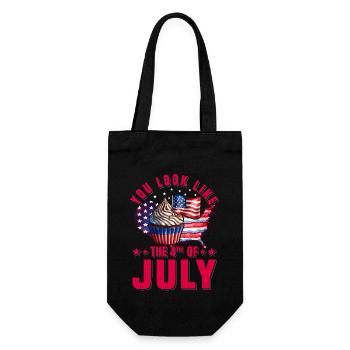 Vous ressemblez au 4 juillet - Sac à bouteille - noir - Devant