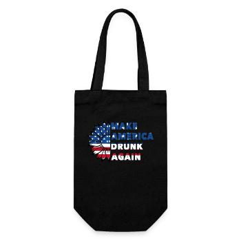 Make America Drunk again - Gift Bag for Bottles - black - Front