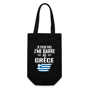 Je Peux Pas J'me Barre Au Grèce Vacances - Grèce - Sac à bouteille - noir - Devant