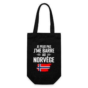 Je Peux Pas J'me Barre Au Norvège - Sac à bouteille - noir - Devant