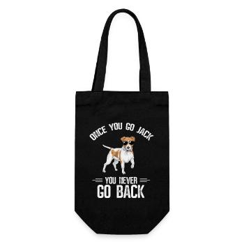 Jack Russell Terrier - Gift Bag for Bottles - black - Front