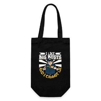 Police Cop Officer Police Office - Gift Bag for Bottles - black - Front