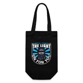 Police Cop Officer Police Office - Gift Bag for Bottles - black - Front
