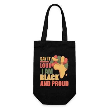 Afro Black Girl Pride Afro Girl Afrocentrique - Sac à bouteille - noir - Devant