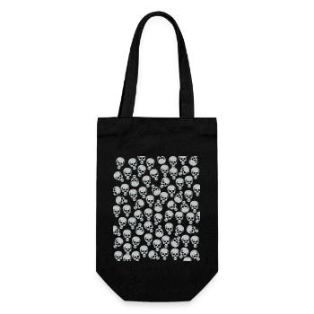 Skulls Skull - Gift Bag for Bottles - black - Front