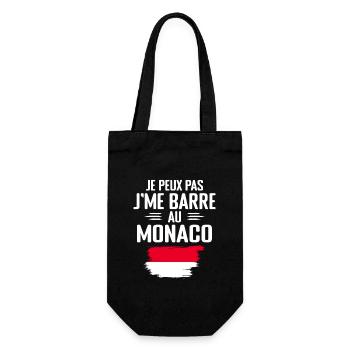 Je Peux Pas J'me Barre Au Monaco - Sac à bouteille - noir - Devant