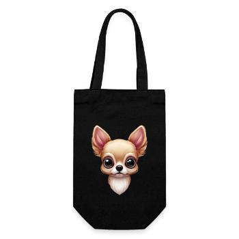 Chihuahua Majesty - Gift Bag for Bottles - black - Front
