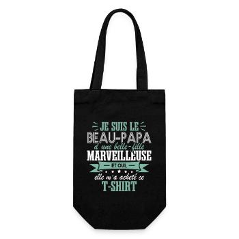 Je Suis Le Beau-Papa D'Une Belle-Fille - Sac à bouteille - noir - Devant