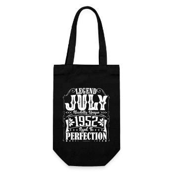 July 1952. Birthday gift July 1952. - Gift Bag for Bottles - black - Front