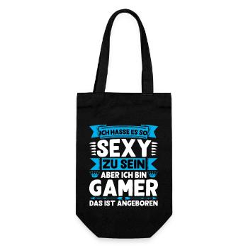 I hate to be so sexy I'm master funny - Gift Bag for Bottles - black - Front