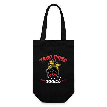 Wahre Verbrechen Podcaster True Crime Podcast - Gift Bag for Bottles - black - Front