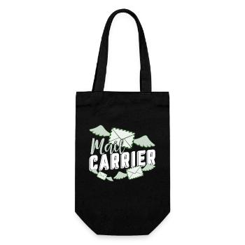 Proud To Be A Mail Carrier - Gift Bag for Bottles - black - Front
