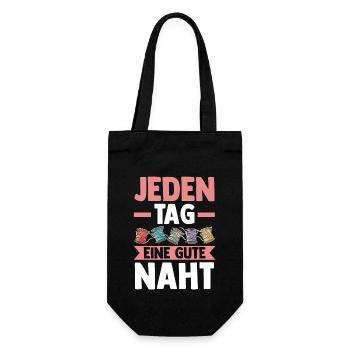 Schneidern Nähen - Geschenkbeutel für Flaschen - Schwarz - Vorne