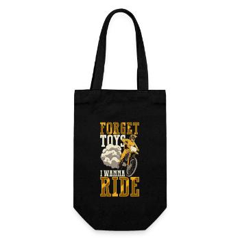 Dirt Bike Dirt Bike Riding Motocross Dirt Biking - Gift Bag for Bottles - black - Front