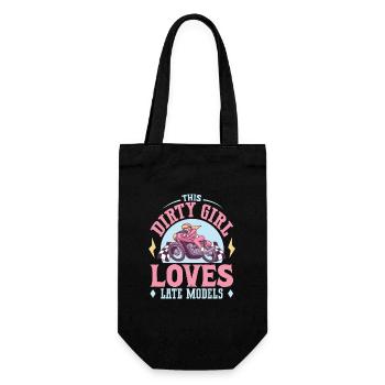 Dirt Bike Dirt Bike Riding Motocross Dirt Biking - Gift Bag for Bottles - black - Front